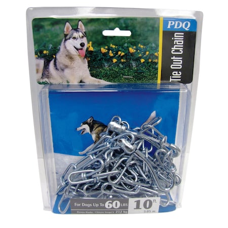 Pdq Tie-Out Chain Hvy 10' 43710
